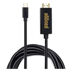 Görüntü Paugge 4K 60 Hz Ultra HD 3840×2160 Thunderbolt 2 Destekli Mini Displayport to HDMI V2.0 Adaptör Kablo Tem Teknoloji