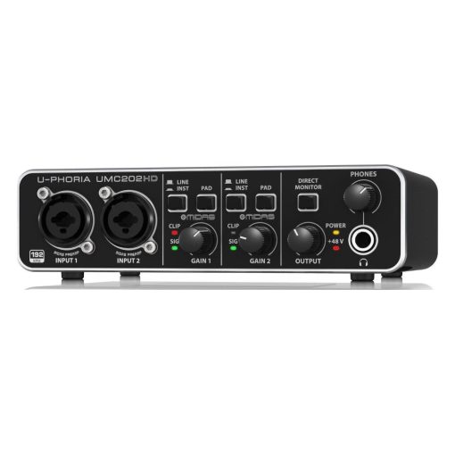 Mikrofon Behringer UMC202HD 24-BIT/192KHZ Midas Preamfi 2×2 USB Ses Kartı Tem Teknoloji 13