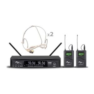 Telsiz Mikrofonlar Ssp Audio WM602/HH Çift Kafa Kablosuz Mikrofon Seti Tem Teknoloji