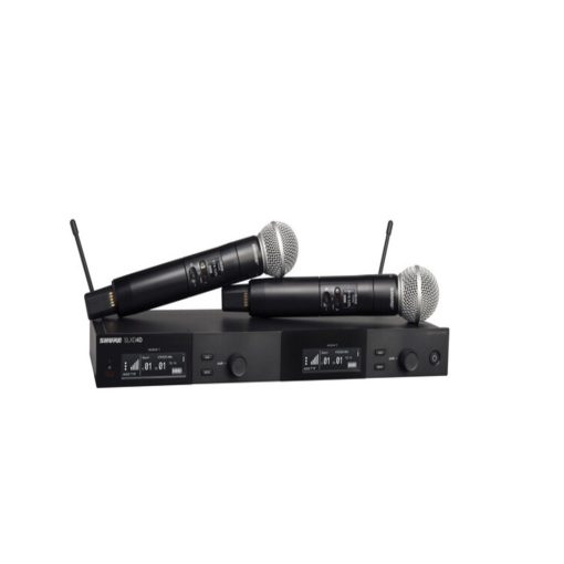 Mikrofonlar Shure SLXD24D/SM58 El Tipi Vericili Çift Kablosuz Sistem Tem Teknoloji 11