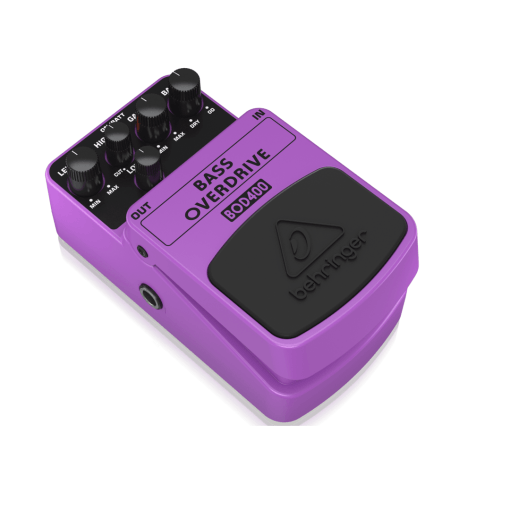 Stüdyo Efekt Cihazları Behringer BASS OVERDRIVE BOD400 Otantik Boru Overdrive Efekt Pedalı Tem Teknoloji 12