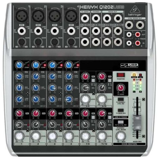 Ses Mikserleri Behringer -Xenyx Q1202USB 12 Kanallı USB Deck Mikser Tem Teknoloji 11