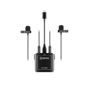 Mikrofonlar Boya BY DM20 Dijital Pc Telefon Yaka Mikrofonu Kit Tem Teknoloji