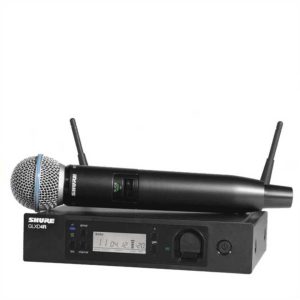Mikrofonlu Kulaklık Shure GLXD24RE/B58 Kablosuz Telsiz El Mikrofonu Tem Teknoloji