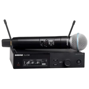 Mikrofonlu Kulaklık Shure SLXD24E/B58 El Tipi Kablosuz Mikrofon Tem Teknoloji