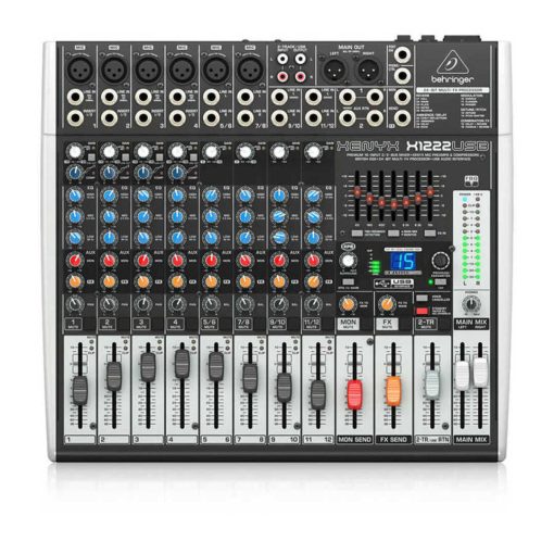 Ses Mikserleri Behringer Xenyx X1222USB Tem Teknoloji 11