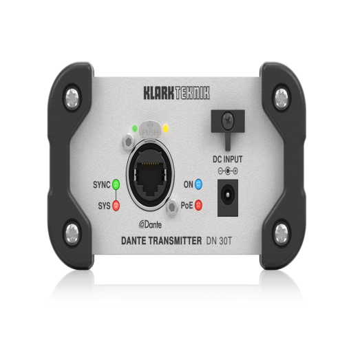 Stüdyo Efekt Cihazları Klark Teknik DN 30T 2 Kanal Dante Audio Transmitter Tem Teknoloji 12