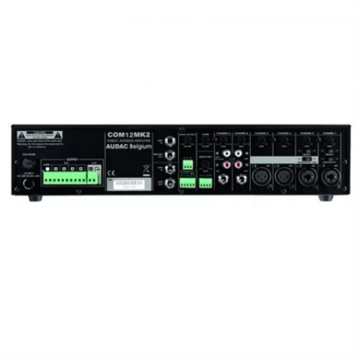 Ses Mikserleri Audac COM12MK2 120W/100V Mixer-Ampli, +48V, Priority Tem Teknoloji 12