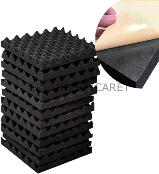 Akustik Ses Yalıtımı Yanmaz Akustik Yumurta Sünger Bantlı 30mm 50Dns 100cm X 100cm Tem Teknoloji 12